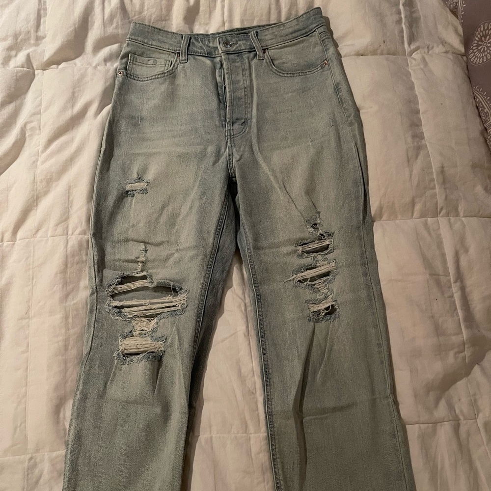 Mom fit high rise jeans